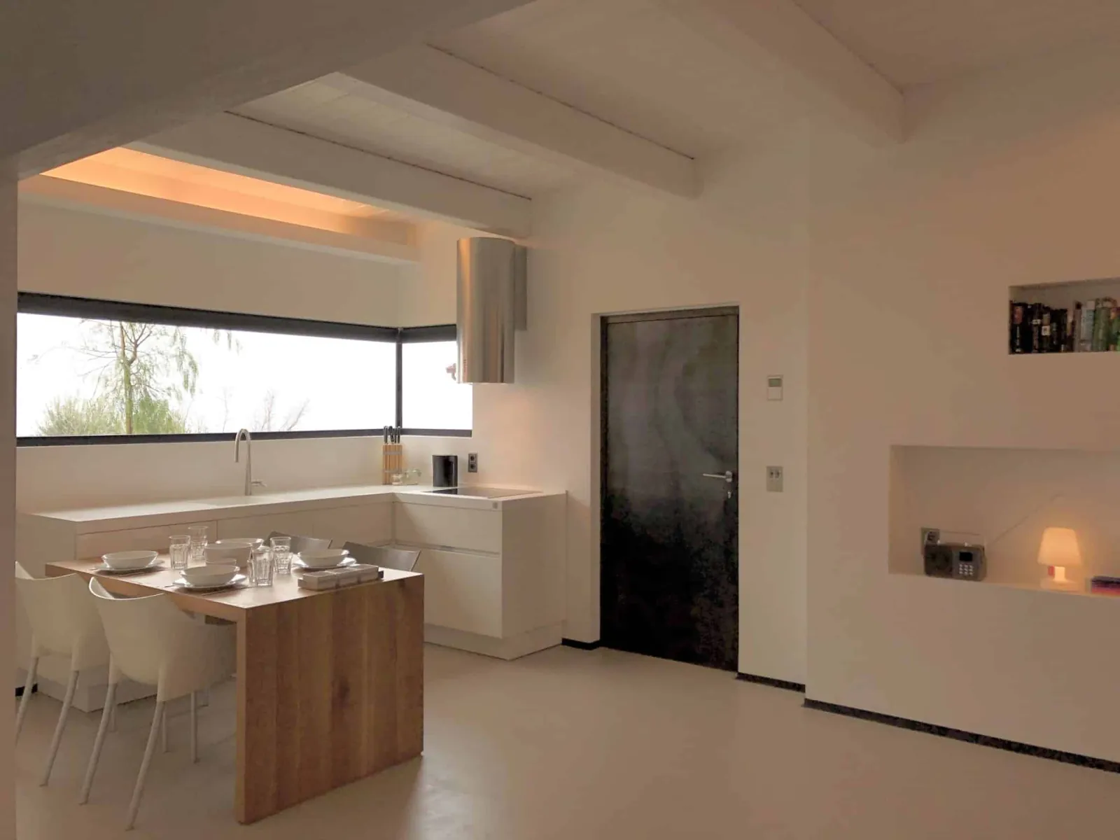 Terrasse der Suite mit Gartenblick