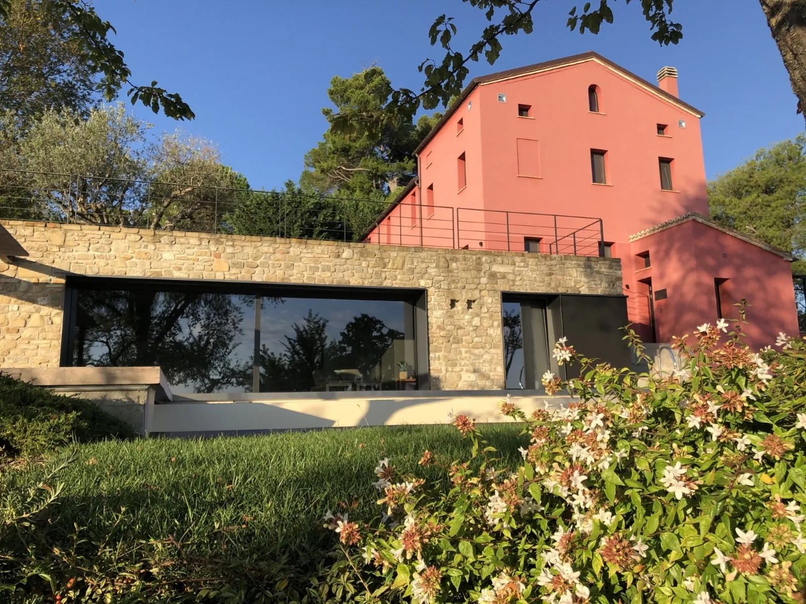 Das Bauernhaus der casa rossa 4A aus dem 18. Jahrhundert